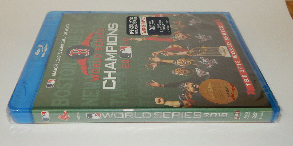 Boston Red Sox MLB 2018 World Series Champions Blu-Ray w/ DVD & Digital 