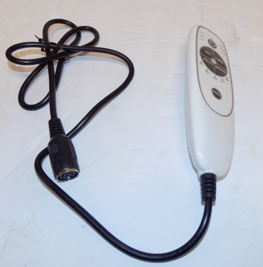 8-pin Female Plug DN-34C 6 Button Heat &Vibration Remote Controller for Recliner
