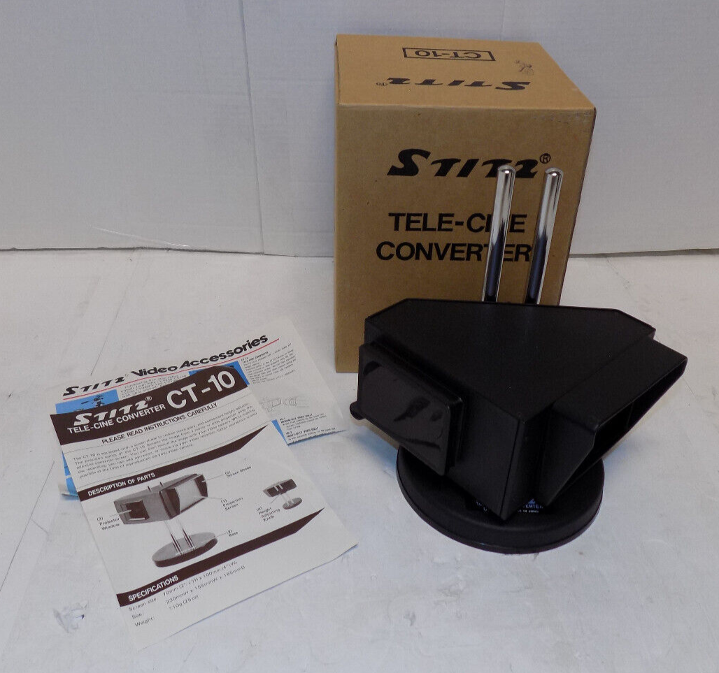 Stitz Tele Cine Converter CT 10 Convert From Movie or Film Slides to Video