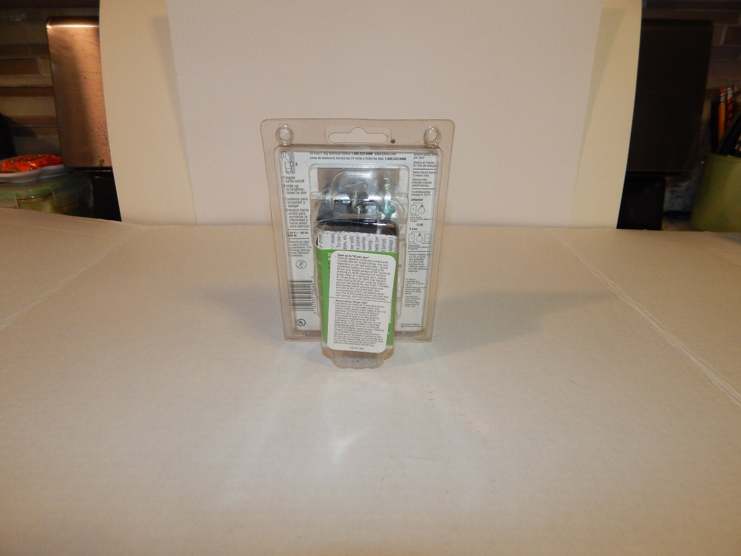 Lutron Eco-Dim Dimmer TG-603PGH-WH Toggler Switch White New