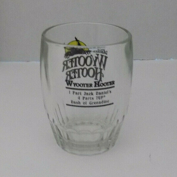 Jack Daniels Wyooter Hooter Whiskey Cocktail Glass 4" Tall
