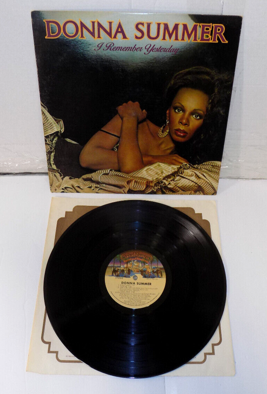DONNA SUMMER I REMEMBER YESTERDAY LP VINYL RECORD VG+/VG+