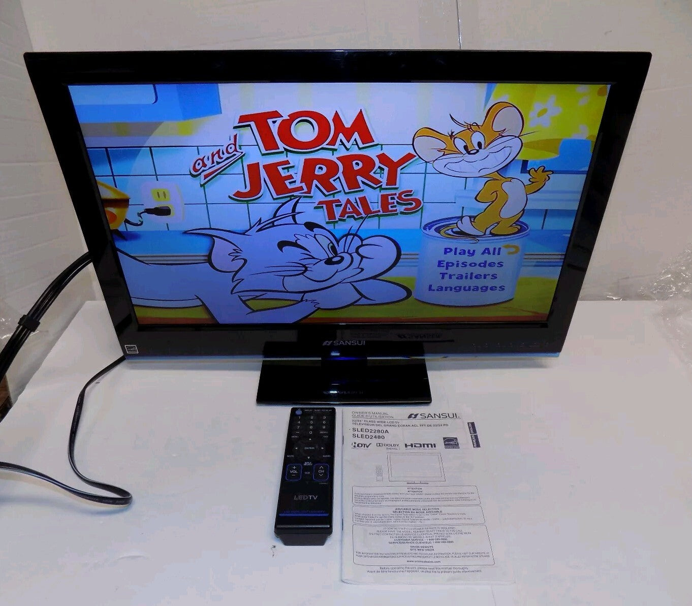 Sansui 22 Inch 1080P LCD TV SLED2280A with Remote
