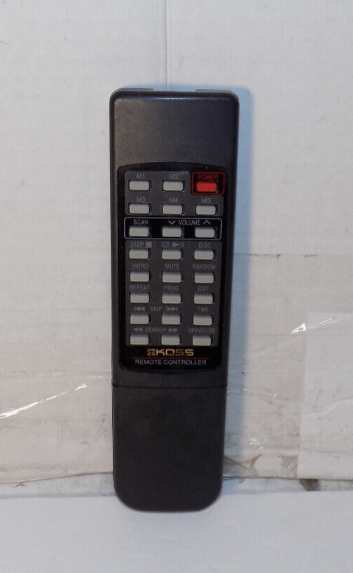 KOSS Remote Control Model HH1804 For Multi-Disc CD Mini System Stereo IR Tested