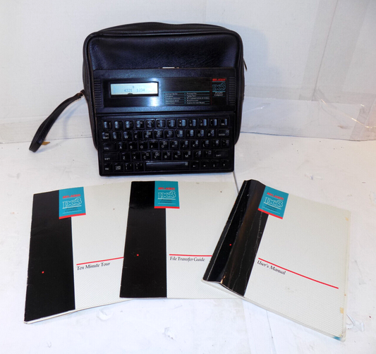 LASER PC3 Portable Computer Word Processor Typing Tutor w/Manuals & Case TESTED