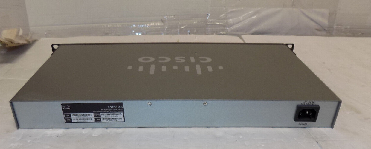 Cisco 50-Port Gigabit Smart Switch Model SG250-50