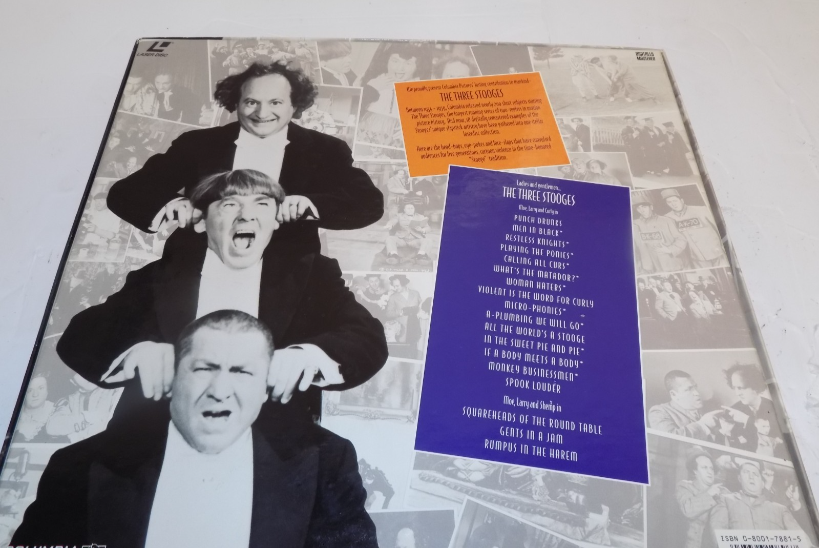 The Three Stooges Comedy Classics 3 LaserDisc LD Box Set Collection