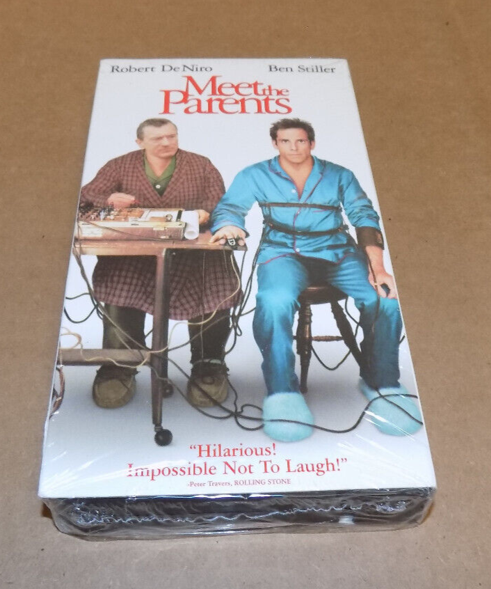 Meet The Parents VHS Tape Robert De Niro Ben Stiller Universal New Sealed