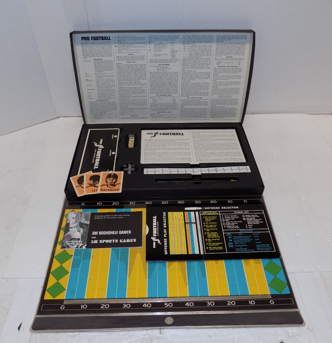 Vintage Pro Football 3M Sports Game. Complete