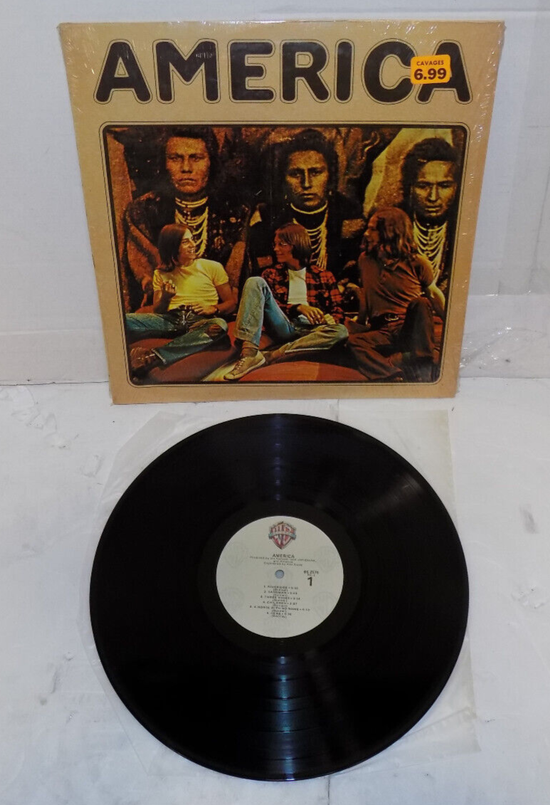 America Self Titled WB LP Vinyl Record Album VG+/VG+