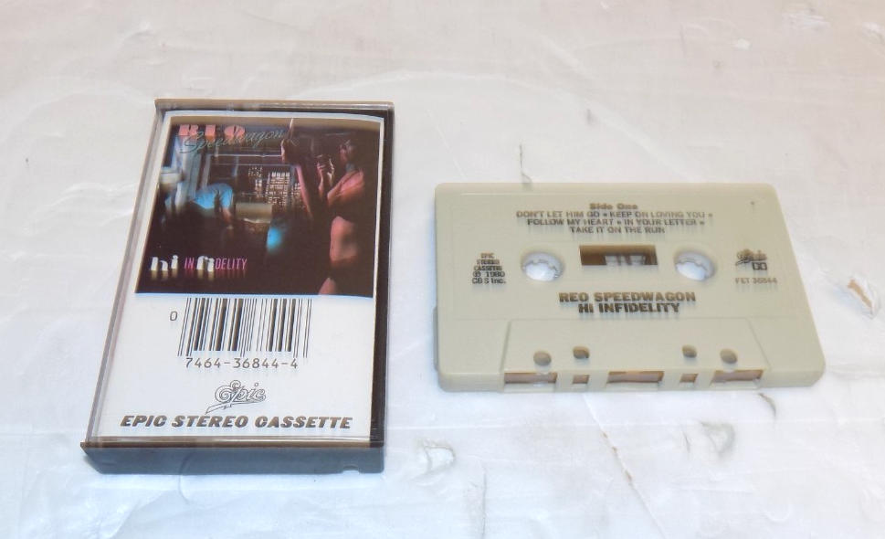 Vintage REO Speedwagon Hi Infidelity Cassette Tape Classic Rock Music Epic 1980