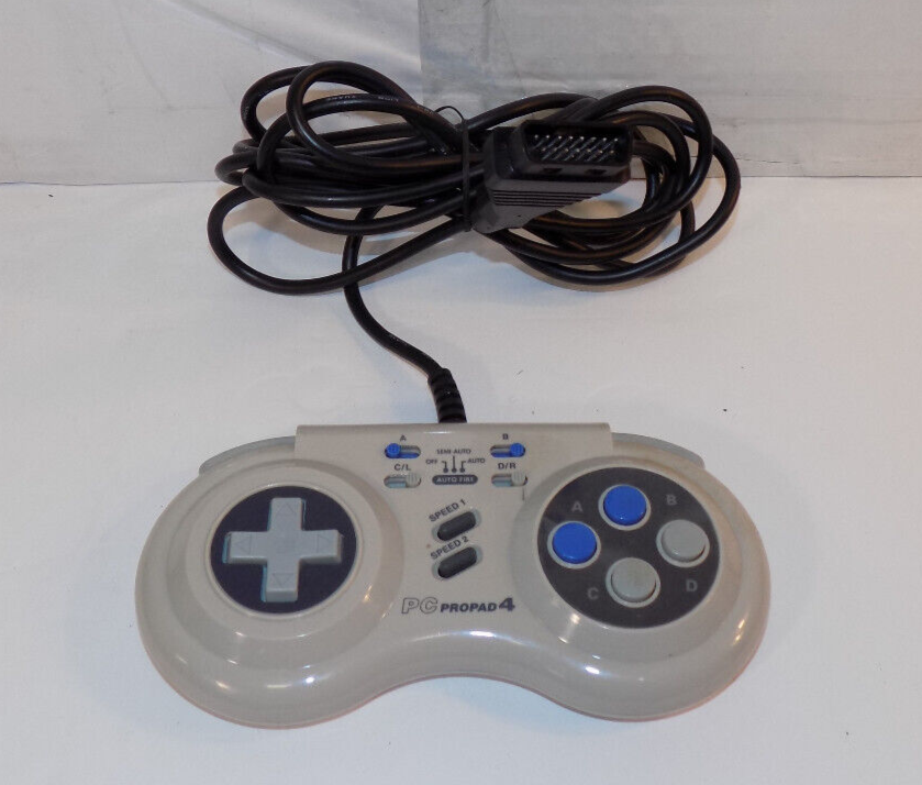 Vintage InterAct PC ProPad 4 Game Controller Gamepad Computer SV-231