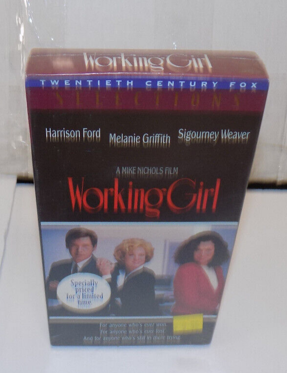 Working Girl VHS Movie Harrison Ford Sigourney Weaver Melanie Griffith Sealed