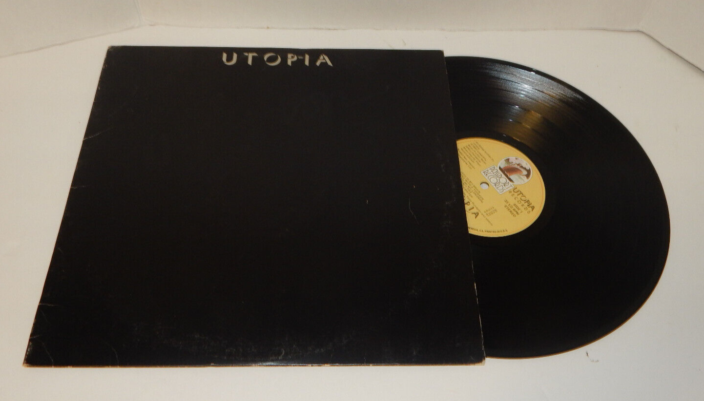 UTOPIA Oblivion LP Vinyl Record Embossed Cover 1983 Utopia Passport Records