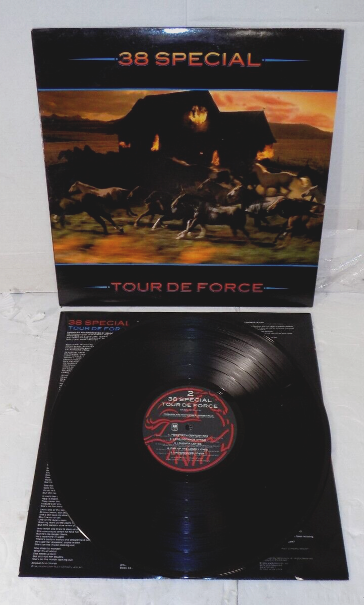 38 Special Tour De Force Vinyl LP Record A&M Records 1983 SP-4971