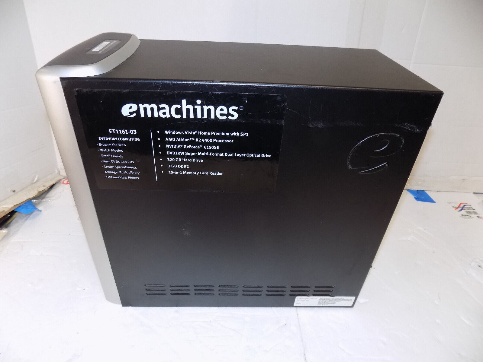 Emachines hotsell ET1161-03 desktop computer