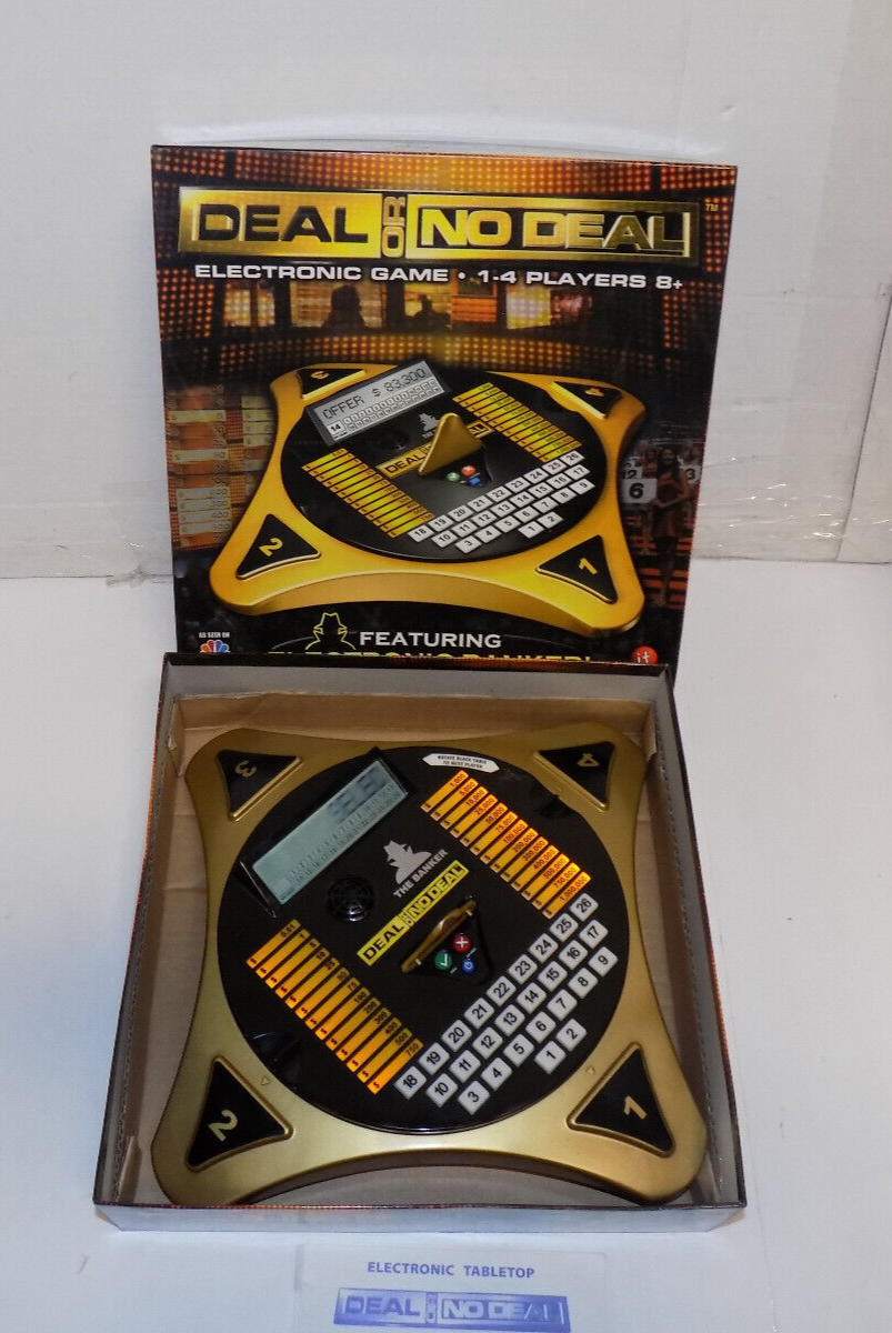 Deal Or No Deal Electronic Game 1-4 Players Tested and COMPLETE!