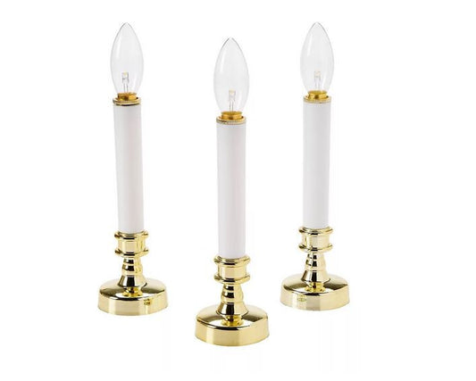 Winter Wonder Battery Operated Warm White LED Candolier 3 Units New
