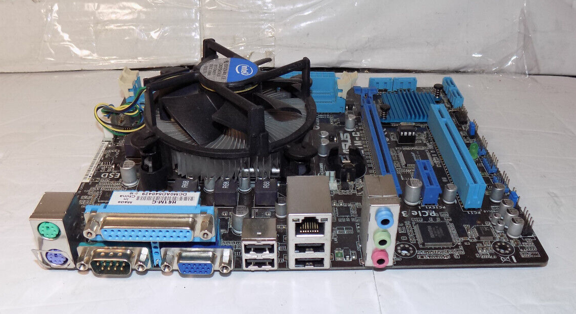 ASUS H61M-C Desktop Motherboard PCIe 3.0 LGA1155 DDR3 SATA3G_3 USB