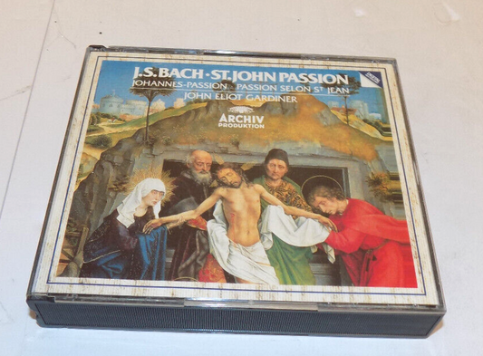 J.S. BACH: St. John Passion: John Eliot Gardiner 2 CD’s 1986 Passion Selon
