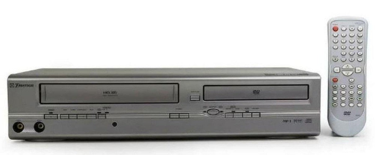 New Emerson EWD2204 DVD VCR Combo with Hdmi Adapter