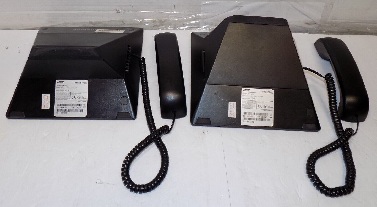 Set of 2 Samsung OfficeServ SMT-i5210S Black 14-Button VoIP Display Phone