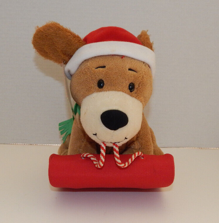 Hallmark Animated Puppy Dog Rockin Rover Sled Dog With Plays Jingle Bells