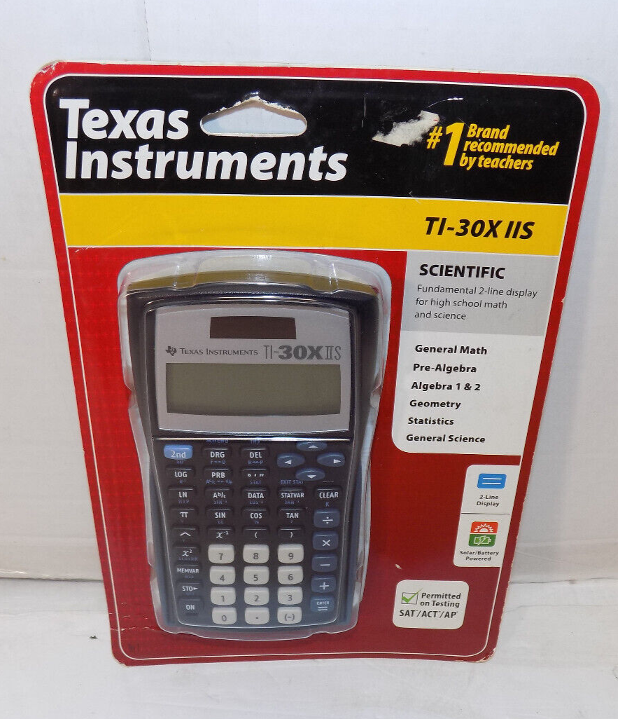 Texas Instruments TI-30XIIS TI-30X IIS Scientific Calculator 10-Digit LCD New
