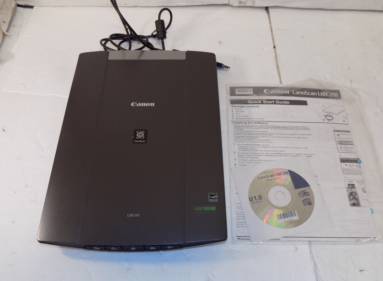 Canon CanoScan LiDE 210 High Speed Color Image Flatbed USB Scanner