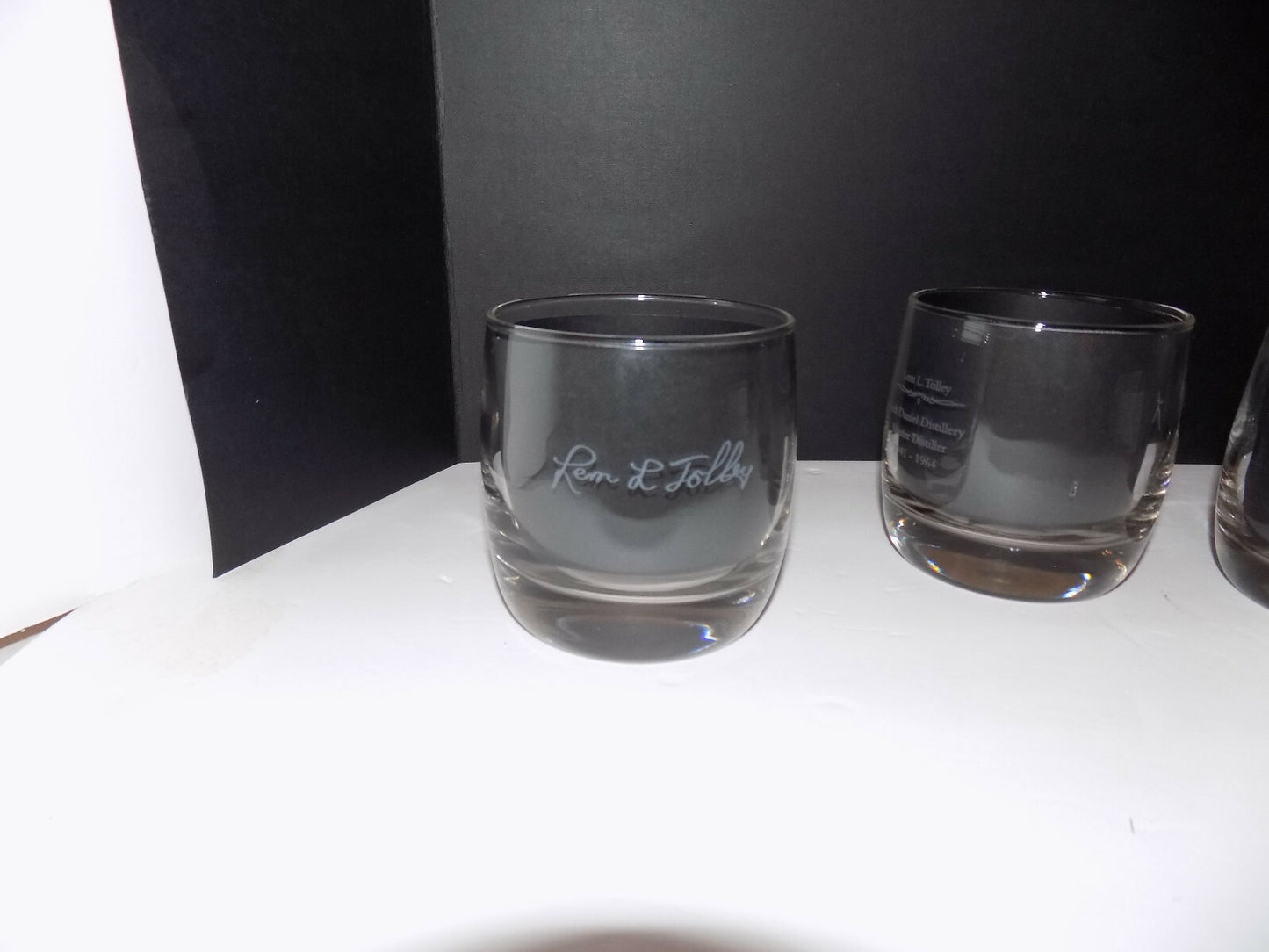 Set of 3 Jack Daniels Master Distillers Etched Glasses