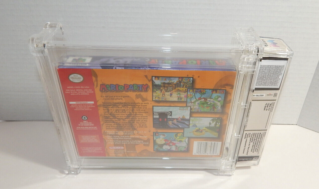 WATA 7.5 A+ Mario Party Nintendo 64 N64 Sealed Brand New