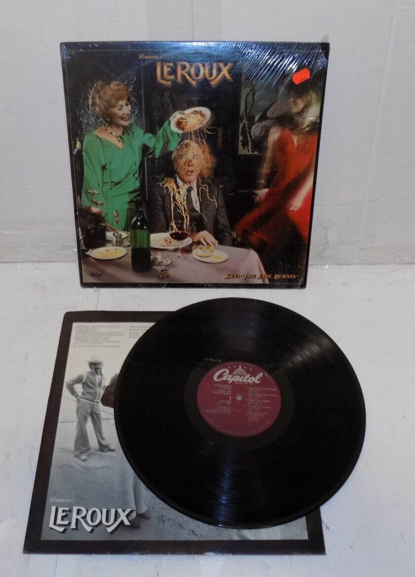 Louisiana's LeRoux Keep The Fire Burnin’  LP Vinyl Record Capitol 1979 VG/VG
