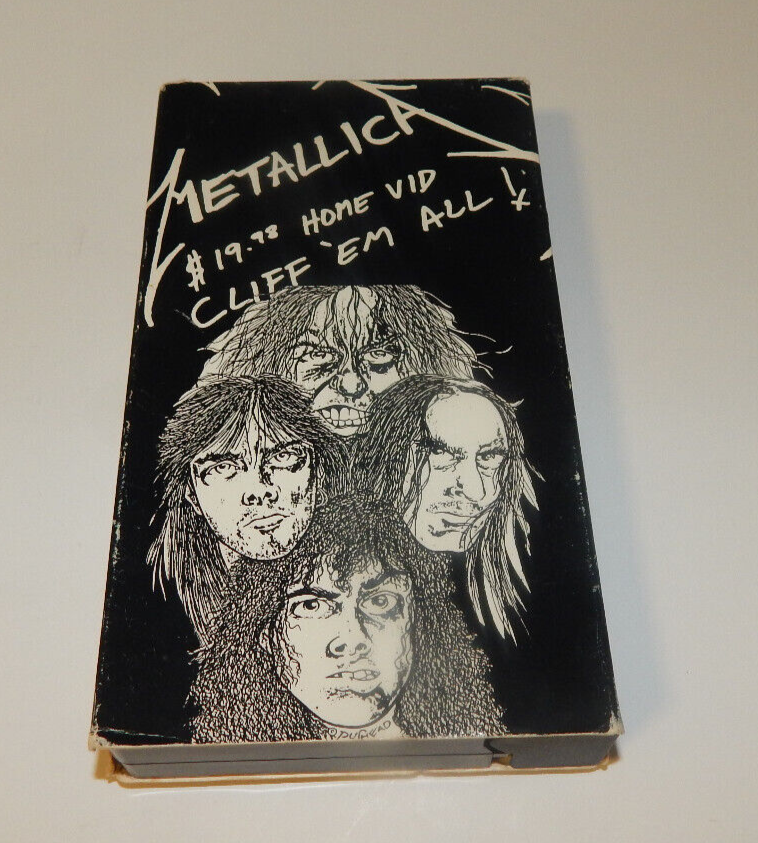 Metallica $19.98 Home Vid Cliff 'em All! VHS Used