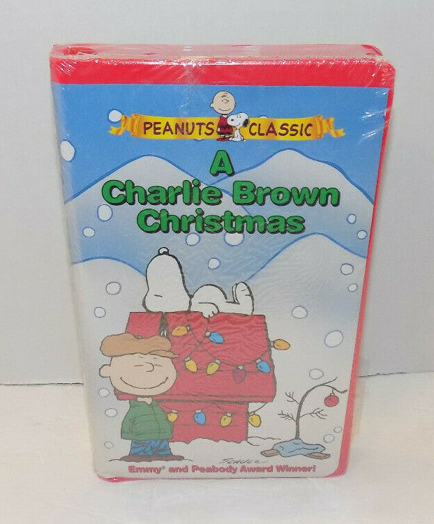 Sealed VHS Peanuts Classic A Charlie Brown Christmas VHS Tape New Clamshell Case