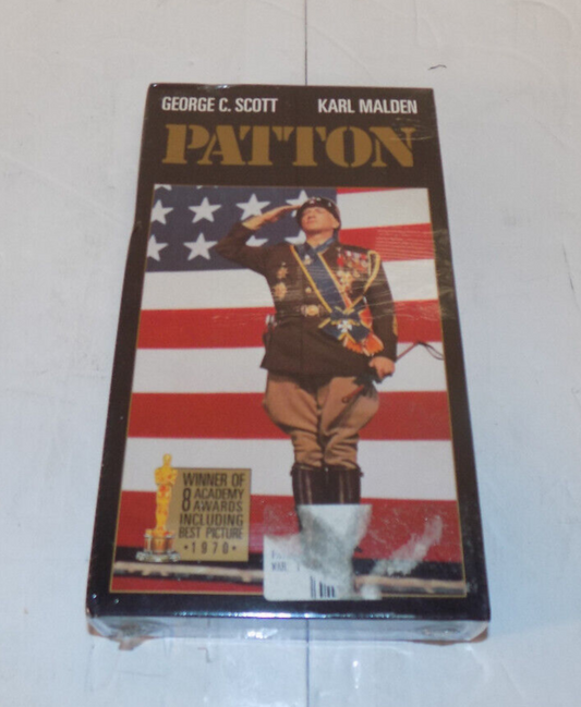 PATTON Movie VHS Tape Starring George C. Scott And Karl Malden NEW Sealed