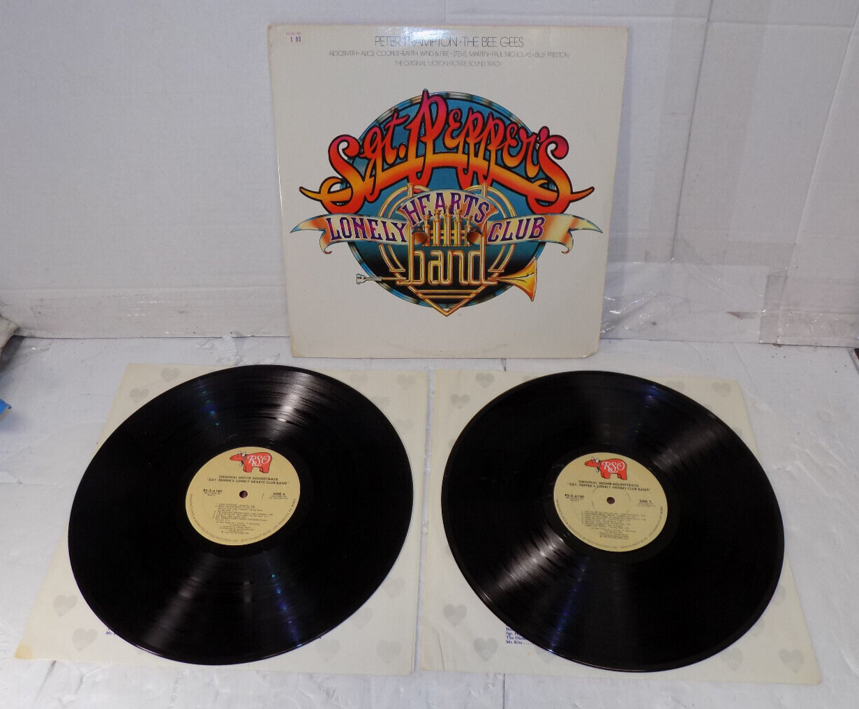 Sgt Pepper's Lonely Hearts Club Band Motion Picture Soundtrack LP's Gatefold VG+