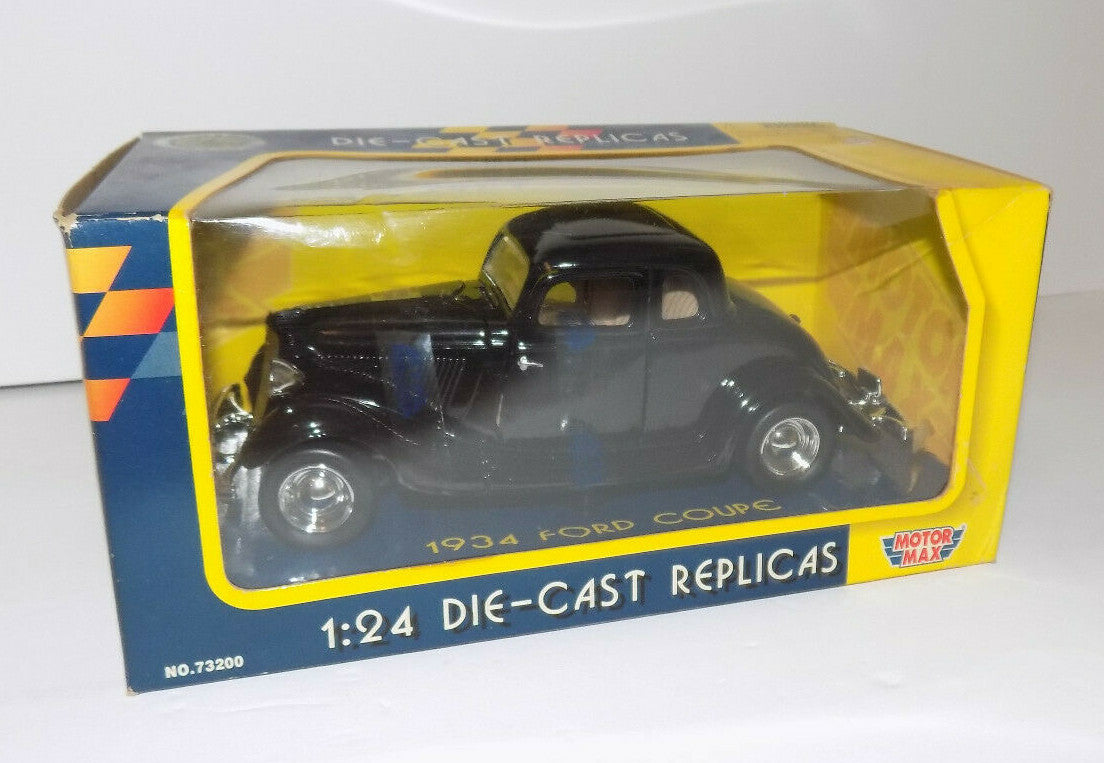 Motor Max 1934 Ford Coupe Die-Cast 1:24 Scale New