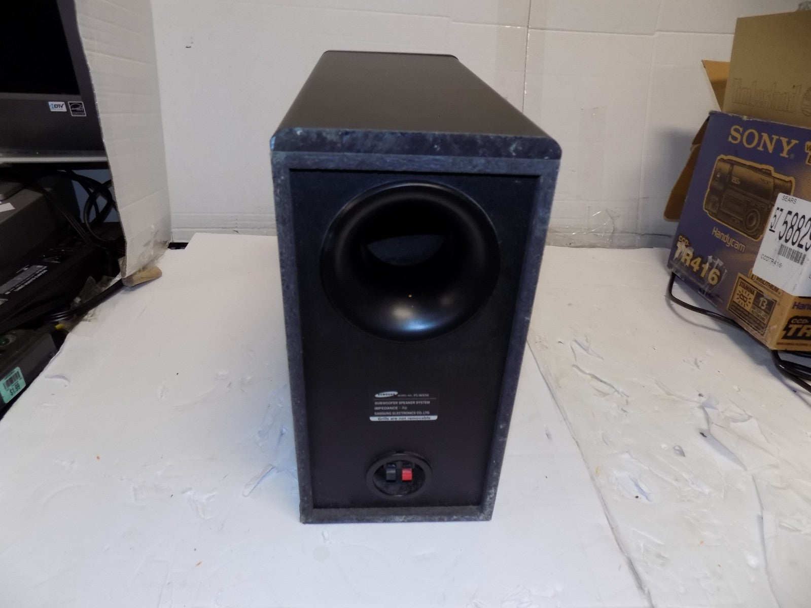 Samsung PS-WX50 Subwoofer Speaker 130 Watts Wired Black Tested