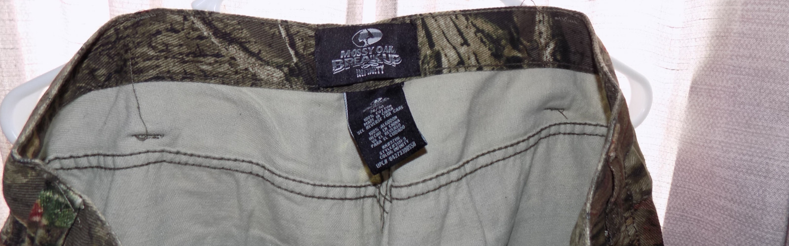 Mossy Oak Camoflage Jean Mobu Break Up Infinity Hunting Pants Size 36 x 30 New