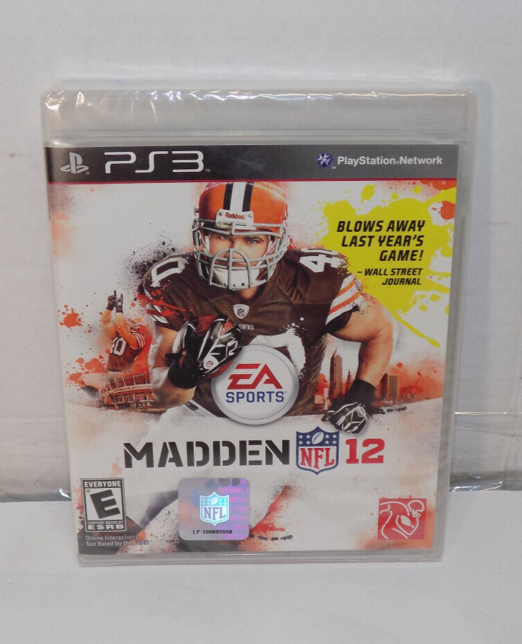 PS3 Madden NFL 12 Sony PlayStation 3 Brand New Sealed