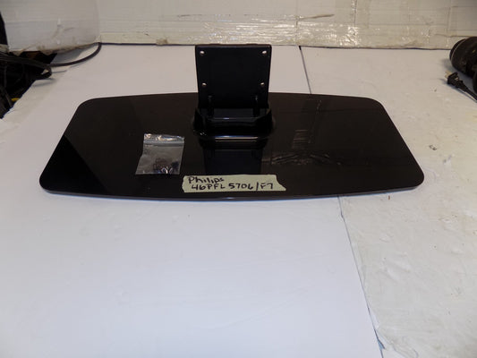 46" PHILLIPS 46PFL5706/F7  TV STAND WITH SCREWS