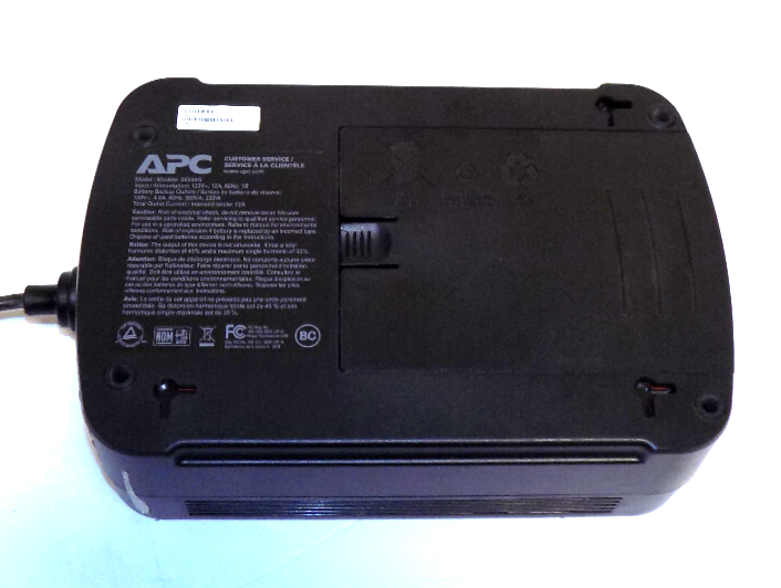 APC Back-UP BE650G1 Battery Backup Surge Protect 8 Outlet 390W with Battery