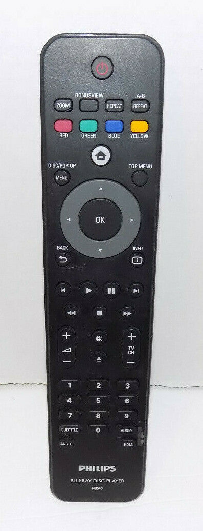 Philips NB540 Remote For BluRay Disc Player