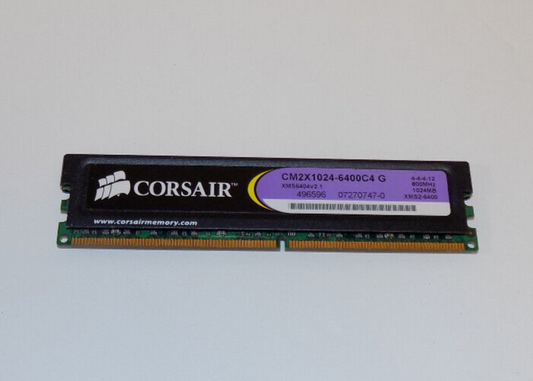 Corsair XMS2 1GB DDR2 Memory CM2X1024-6400C4 G XMS6404v2.1