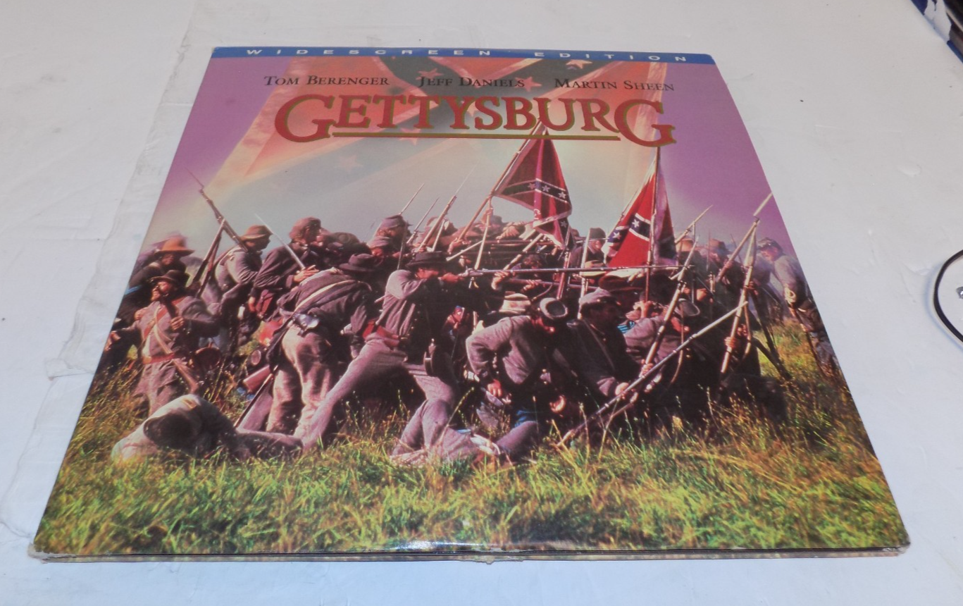 Gettysburg Laserdisc LD Widescreen Edition 3 Discs Martin Sheen Jeff Daniels