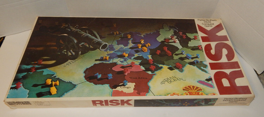 Vintage 1980 RISK Board Game Parker Brothers World Conquest Complete