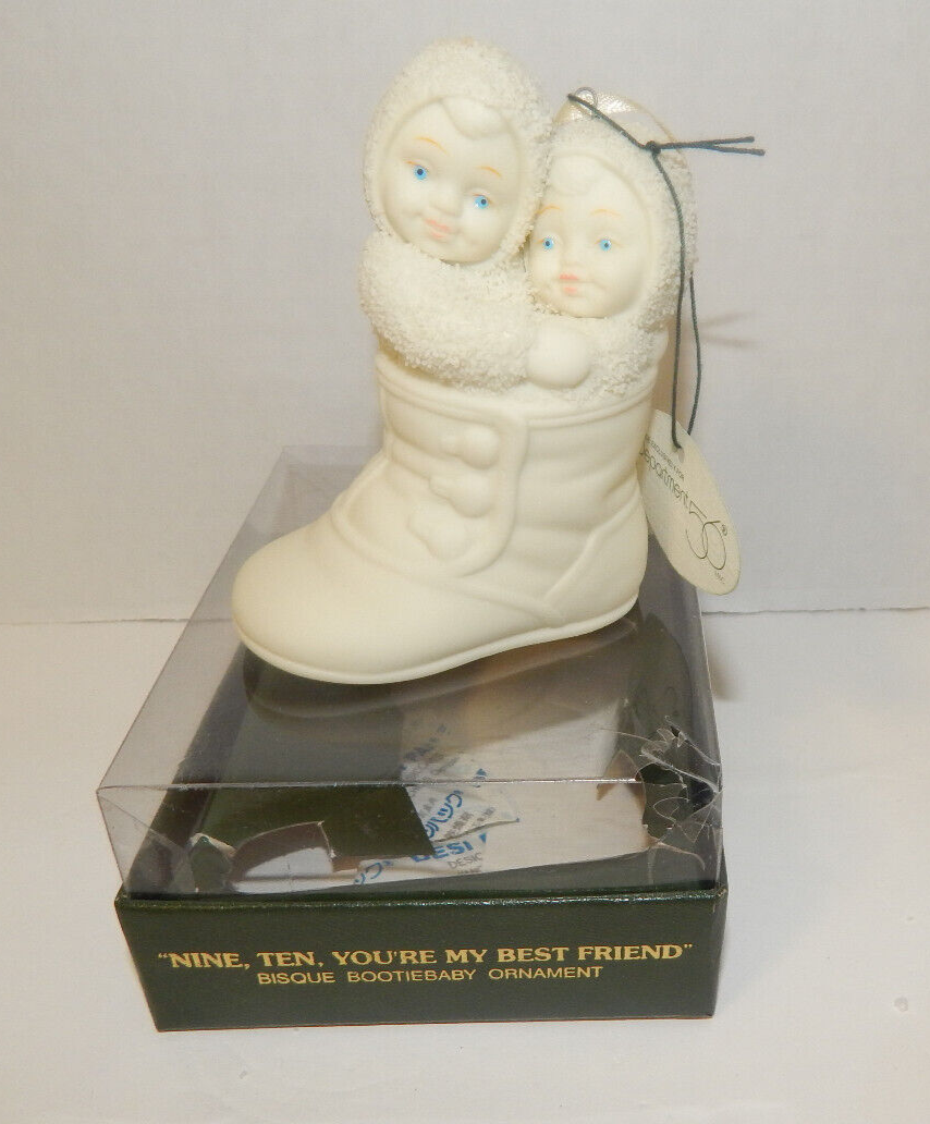 Snowbabies Nine, Ten, You're My Best Friend Ornament Dept 56 1998