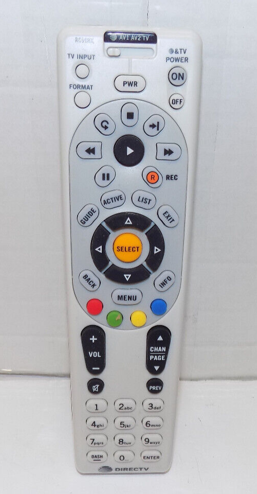 Direct TV DIRECTV Remote Control Rc66x MG32993 White IR Tested Working