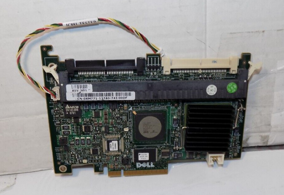 Dell Controller Card CN-0XM771-13740 SAS 256MB 0XM771 REV A01