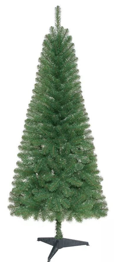 Holiday Time 6 Foot Non-Lit Wesley Pine Artificial Christmas Tree Easy Setup New